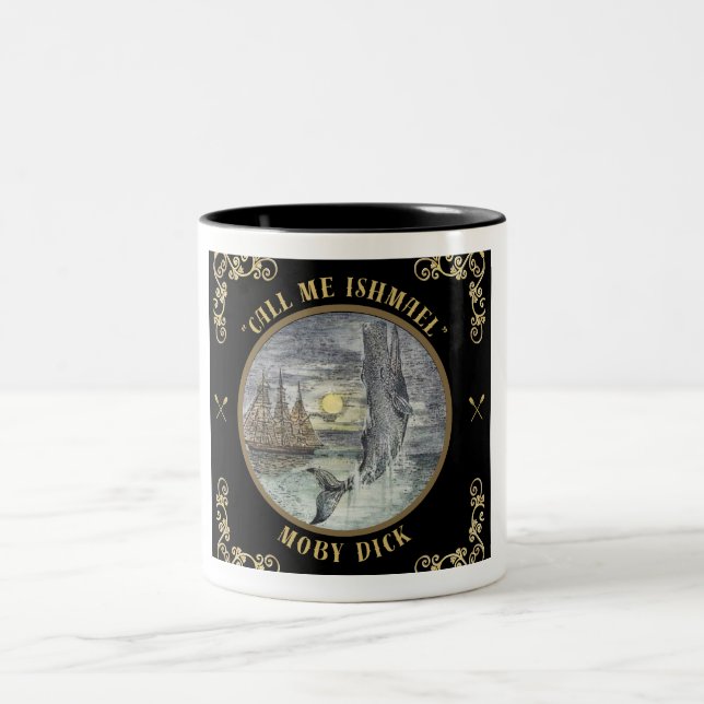 Taza Bicolor Moby Dick Cita Mug (Centro)