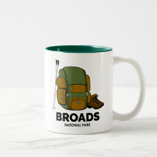 Taza Bicolor Mochila del Parque Nacional Broads