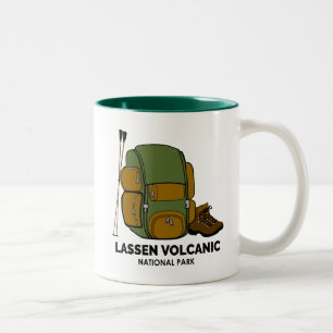 Taza Bicolor Mochila del Parque Nacional Volcánico Lassen