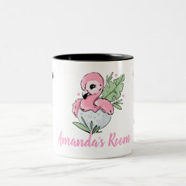Taza Bicolor Moda Bebé Flamingo, Estrellas, Princesa