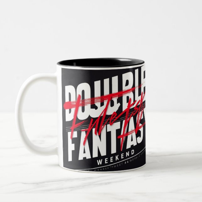 Taza Bicolor moda de doble fantasía (Izquierda)