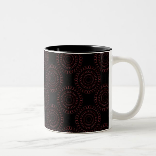 Taza Bicolor Moda sofisticada Mug, Cabernet (Derecha)