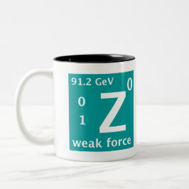 Taza Bicolor Modelo estándar (fuerza débil de z)