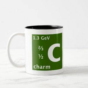 Taza Bicolor Modelo estándar (quark de encanto)