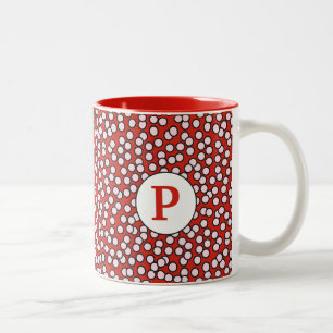 Taza Bicolor Modelo manchado del monograma