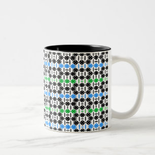 Taza Bicolor Modelo Oltenesc