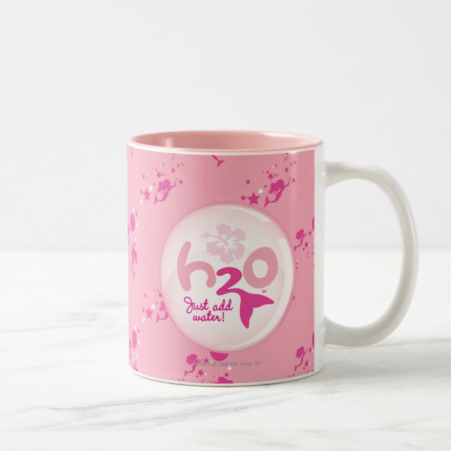 Taza Bicolor Modelo rosado de la sirena (Derecha)