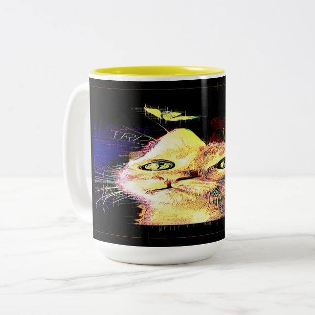 Taza Bicolor Modelos Cat: Luna 01-03 (Anverso izquierdo)