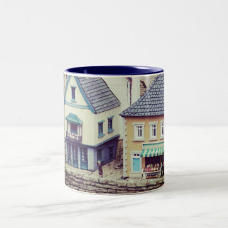 Taza Bicolor Modelos de edificios costeros
