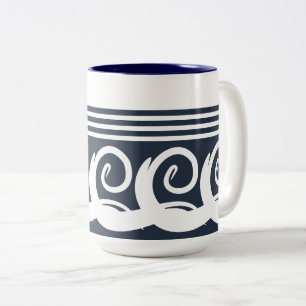 Taza Bicolor Modern Meander