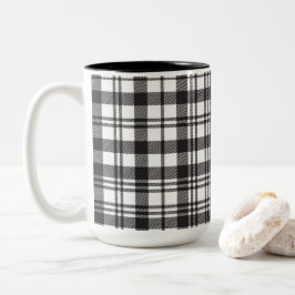 Taza Bicolor Modern Minimal Pattern
