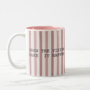 Taza Bicolor Modern Motivational Quote Typography