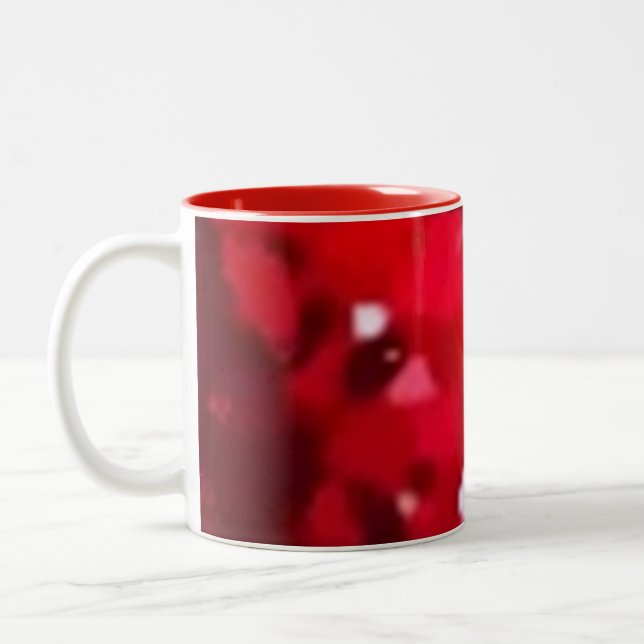 Taza Bicolor Modern pattern red mug (Izquierda)