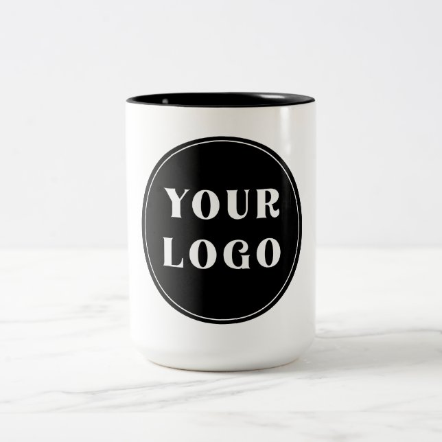 Taza Bicolor Moderna, elegante, elegante y Personalizable (Centro)