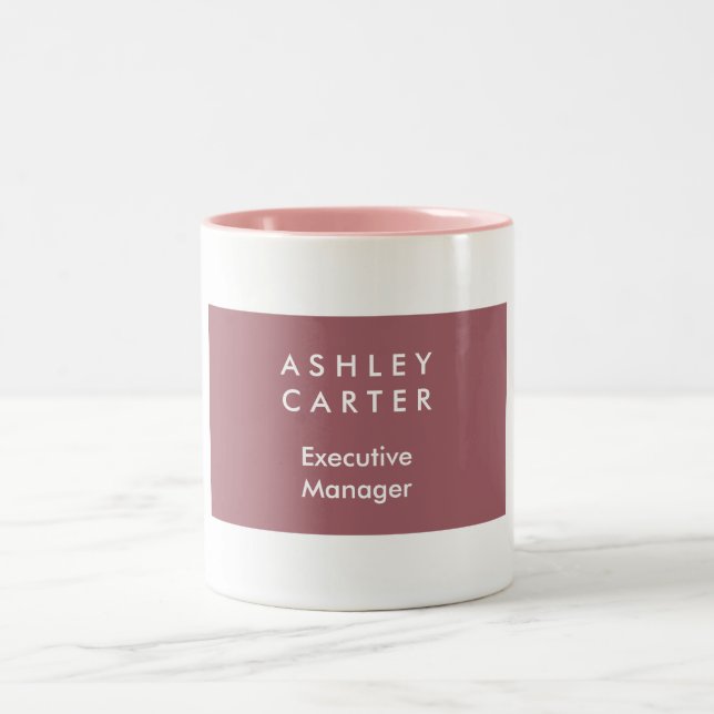 Taza Bicolor Modernidad elegante y sobria (Centro)