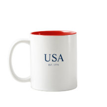 Moderno EE. UU. Establecido en 1776 Regalo Rojo Bl