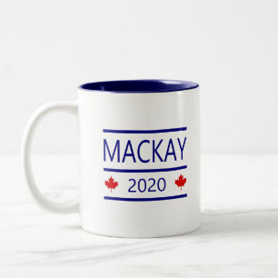 Taza Bicolor Moderno Peter MacKay 2020 con color de hojas de ar