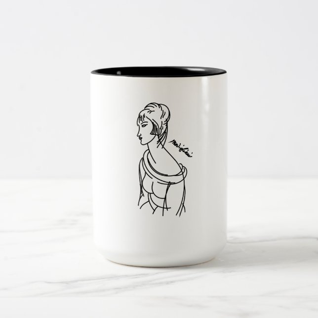 Taza Bicolor Modigliani-Taza (Centro)