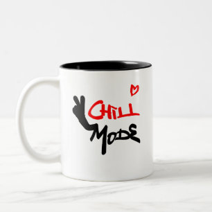 Taza Bicolor Modo Chill activado