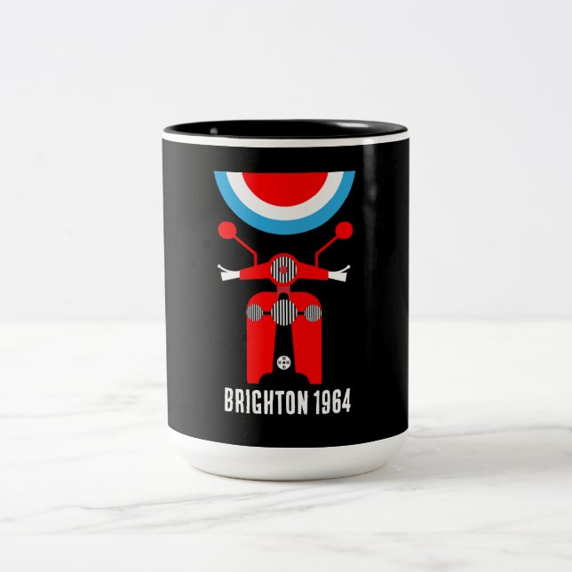 Taza Bicolor Modos británicos 1964 (Centro)