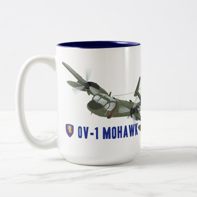Taza Bicolor Mohawk del veterano de Vietnam (Izquierda)
