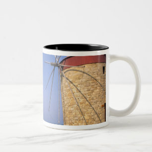 Taza Bicolor Molinos de viento famosos y antiguos de Rodas Grec