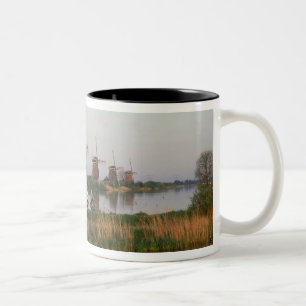 Taza Bicolor Molinos de viento, Kinderdijk, Países Bajos