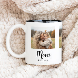 Taza Bicolor Mom Established Script Photo
