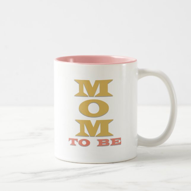 Taza Bicolor MOM para ser camisetas y regalos (Derecha)