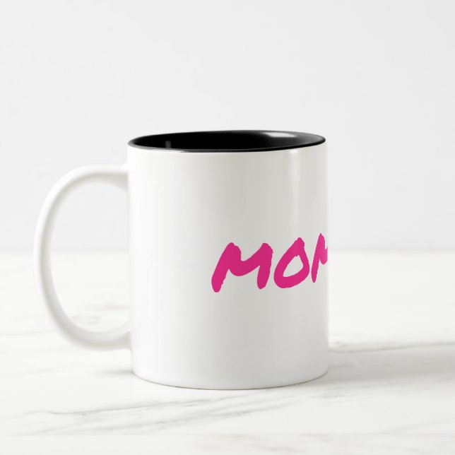 Taza Bicolor Momager For Boss Lady Mom Momprenuer (Izquierda)