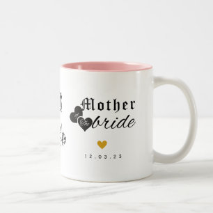 Taza Bicolor Momento orgulloso de una madre: Madre de la novia