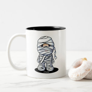 Taza Bicolor Momia KiniArt