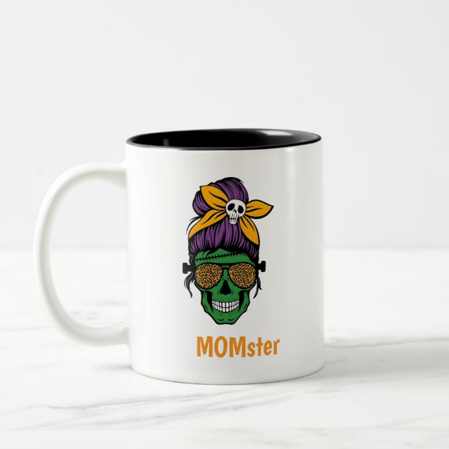 Taza Bicolor MOMster (Izquierda)