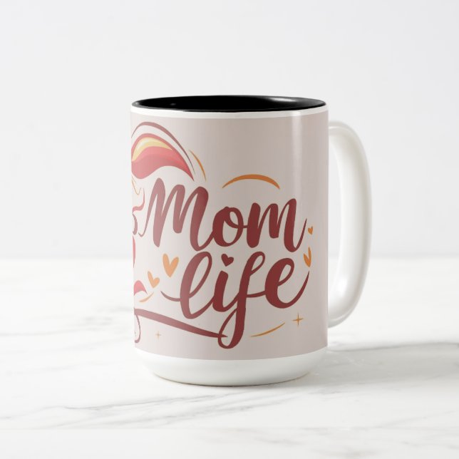 Taza Bicolor Mon Life mug (Anverso derecho)