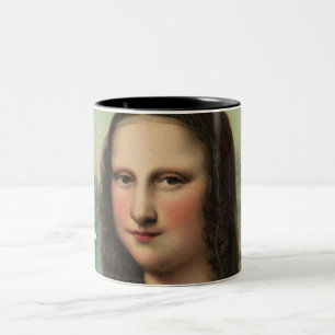 Taza Bicolor Mona Lisa Smile Mug