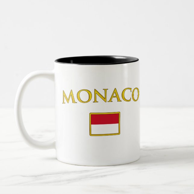 Taza Bicolor Mónaco de oro (Izquierda)