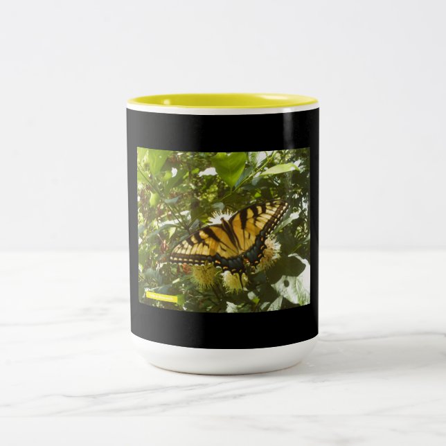 Taza Bicolor Monarca amarillo vibrante (Centro)