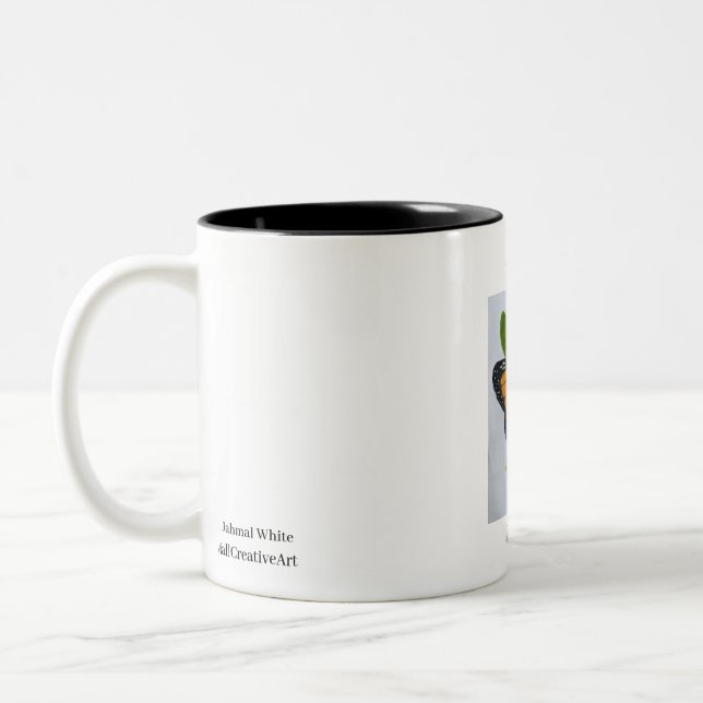Taza Bicolor Monarch Butterfly Coffee Mug (Izquierda)