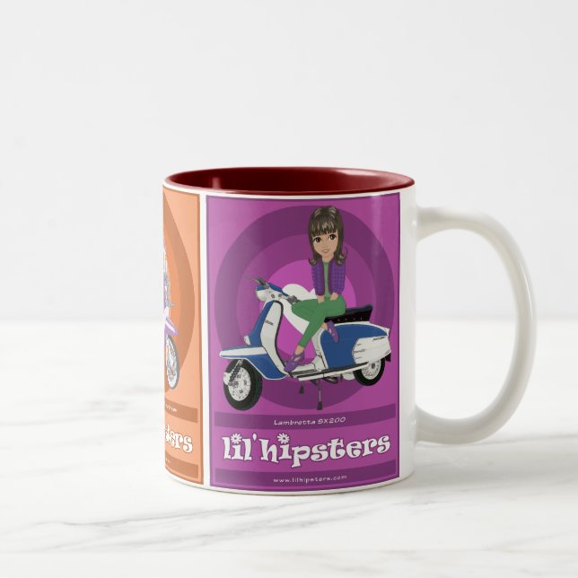 Taza Bicolor Mondo Lambretta (Derecha)