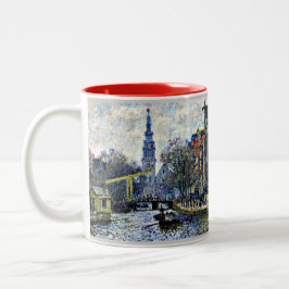 Taza Bicolor Monet: Canal de Ámsterdam