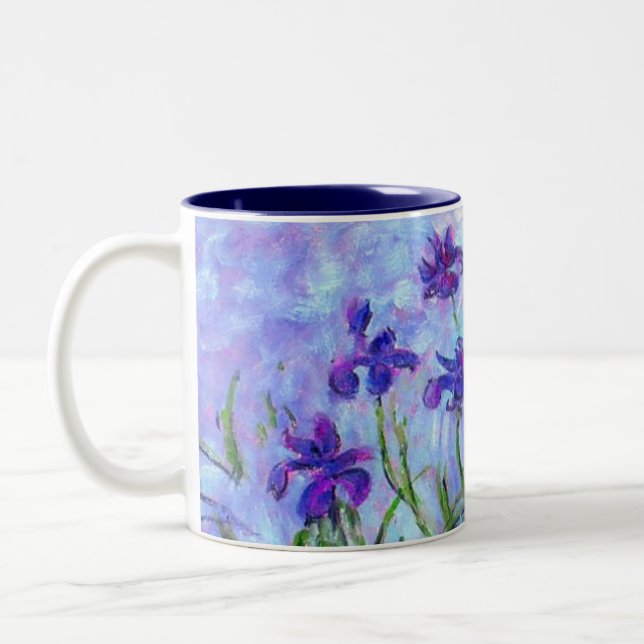 Taza Bicolor Monet Lilac Irises (Izquierda)