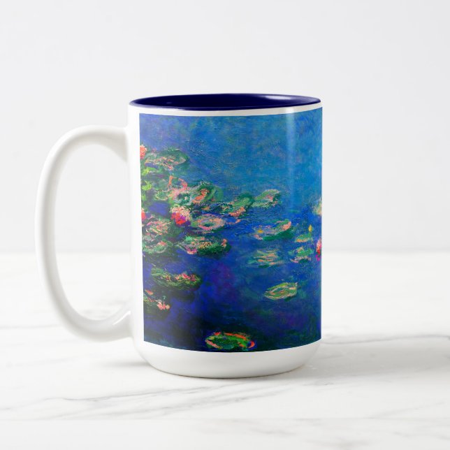 Taza Bicolor Monet Water Lilies 1906 (Izquierda)