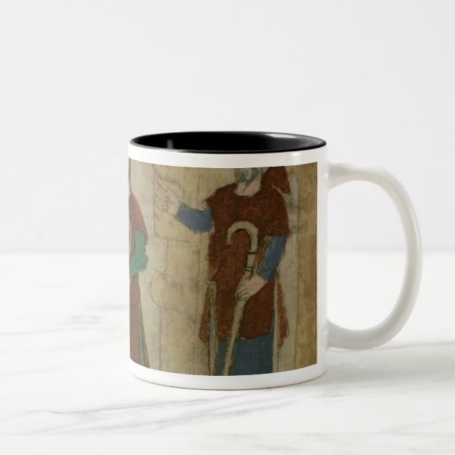 Taza Bicolor Monje benedictino de la investidura, del 'De (Derecha)