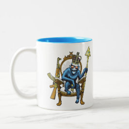 Taza Bicolor Monkey Cara