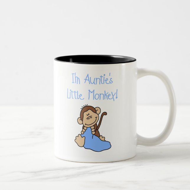 Taza Bicolor Monkey de tía azul (Derecha)