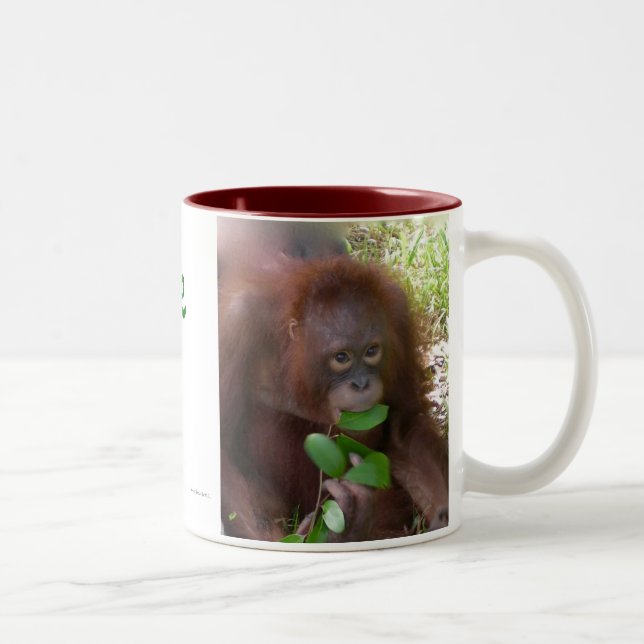 Taza Bicolor Mono para el verde (Derecha)