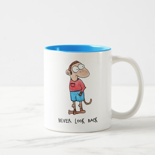 Taza Bicolor Mono personalizado (Derecha)