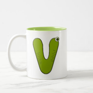 Taza Bicolor monograma animal - V
