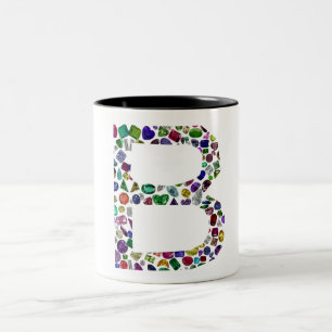 Taza Bicolor Monograma B