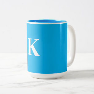 Taza Bicolor Monograma Boda de regalo de fiesta de favor de nom